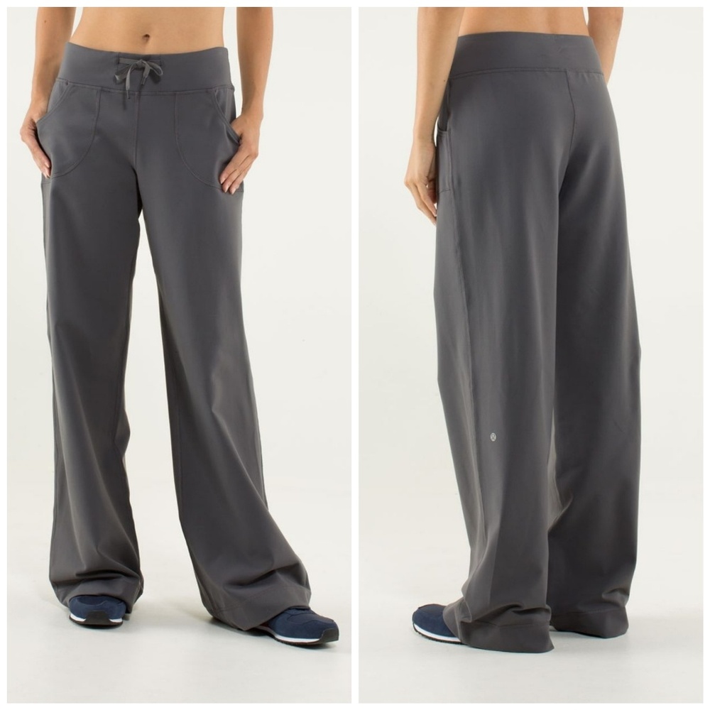Rare Lululemon Still Pant Size 8 in Light Soot. GUC